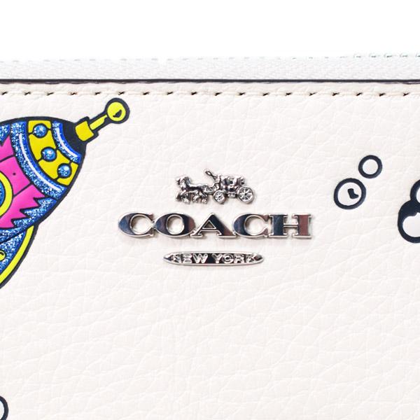 COACH コーチ 長財布 ぺブルレザー ロケット ラメ キラキラ COACH コーチ 長財布 ぺブルレザー ロケット ラメ キラキラ