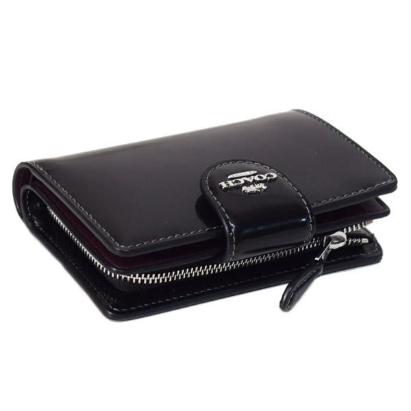 美品　コーチ　二つ折り財布　COACH COACH（コーチ） 財布 レザー ロゴ ミディアム コーナー ジップ