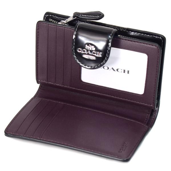 COACH コーチ 財布 レザー ロゴ ミディアム コーナー ジップ