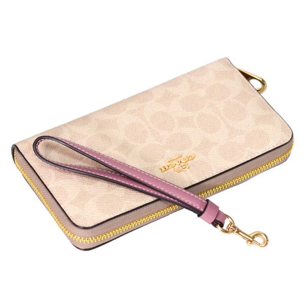 COACH（コーチ） 長財布 コーティングキャンバス レザー シグネチャー