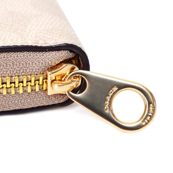 COACH（コーチ） 長財布 コーティングキャンバス レザー シグネチャー