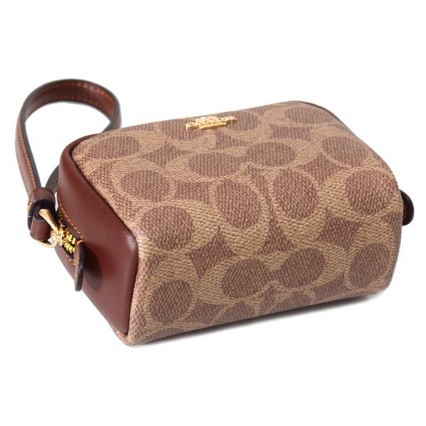 COACH（コーチ） マルチポーチ コーティングキャンバス レザー