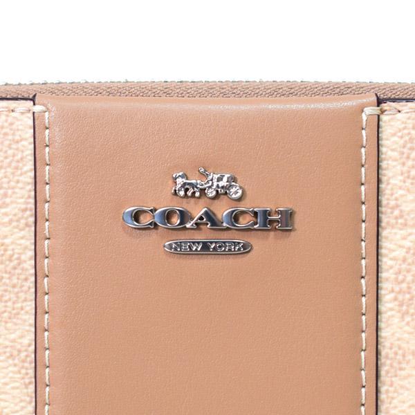 COACH（コーチ） 長財布 コーティングキャンバス レザー シグネチャー