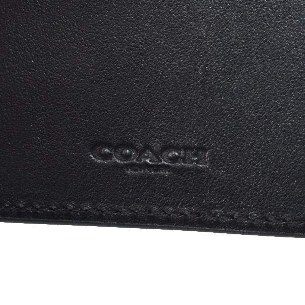 COACH（コーチ） メンズ 財布 コーティングキャンバス レザー