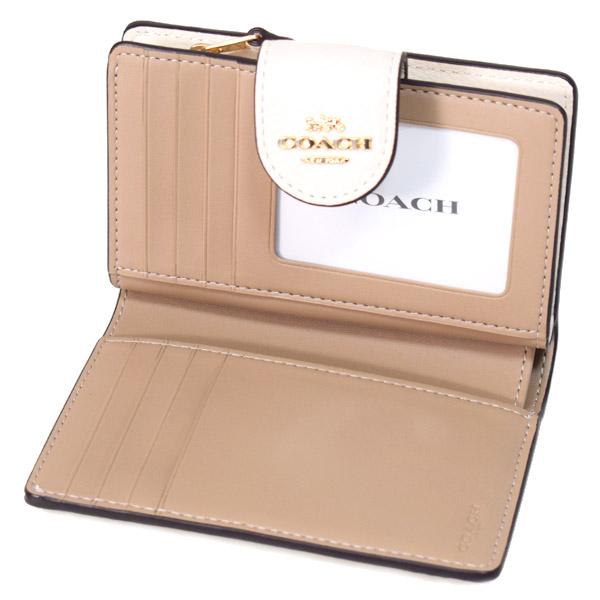 COACH（コーチ） 財布 ペブルレザー シグネチャー スタッズ リベット