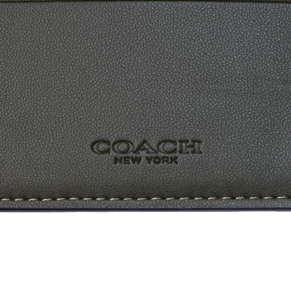 COACH（コーチ） パスポートケース コーティングキャンバス レザー