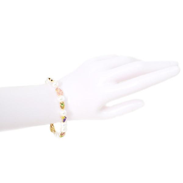 COACH コーチ ブレスレット パール ストーン ハート ムーン