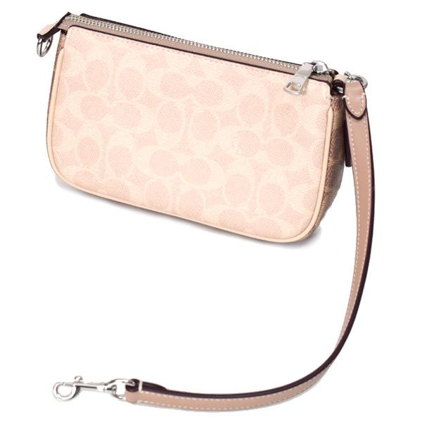 コーチ バッグ COACH コーティングキャンバス レザー シグネチャー ノリータ 19 リストレット マルチ ポーチ ハンドバッグ サンド×トープマルチ CY236 COACH（コーチ） バッグ コーティングキャンバス レザー シグネチャー