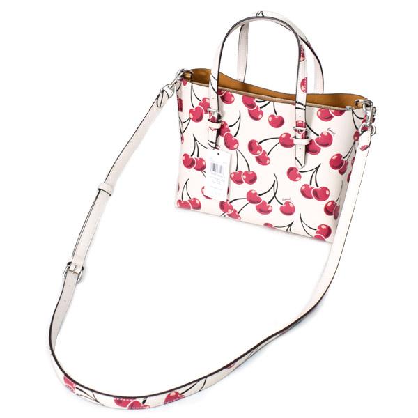 コーチ] mollieトートバッグ サクランボ logo シンプルでオシャレ 斜め