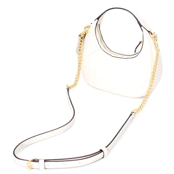 コーチ バッグ COACH レザー 三日月型 キルティング カルメン ミニ ロゴ 2way チェーン クロスボディ 斜め掛け ショルダーバッグ ハンドバッグ チャーク CY710 COACH コーチ バッグ レザー 三日月型 キルティング カルメン ミニ