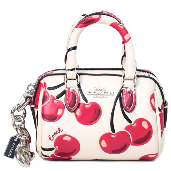 COACH（コーチ） キーホルダー レザー さくらんぼ チェリー ミニ 
