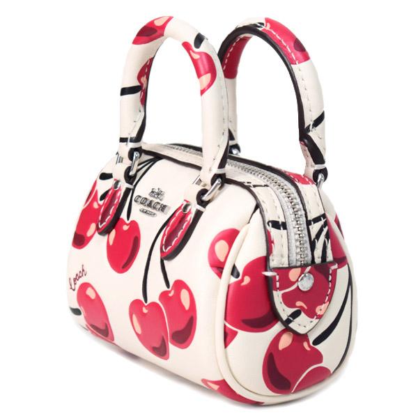 COACH コーチ キーホルダー レザー さくらんぼ チェリー ミニ COACH コーチ キーホルダー レザー さくらんぼ チェリー ミニ