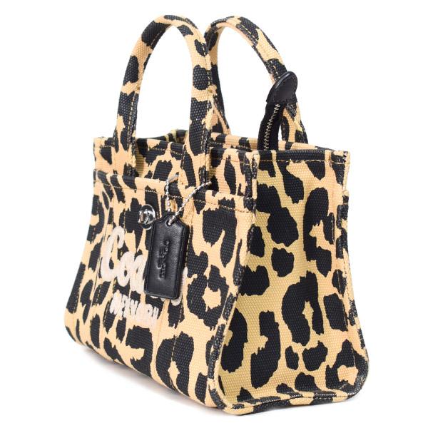 COACH（コーチ） バッグ キャンバス レオパード ヒョウ柄 トート