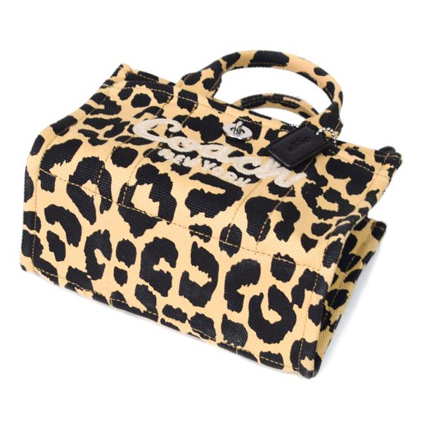 COACH（コーチ） バッグ キャンバス レオパード ヒョウ柄 トート