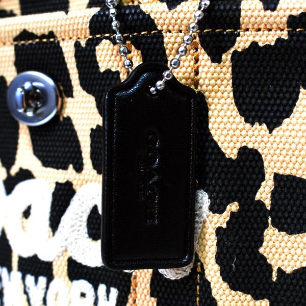 COACH（コーチ） バッグ キャンバス レオパード ヒョウ柄 トート