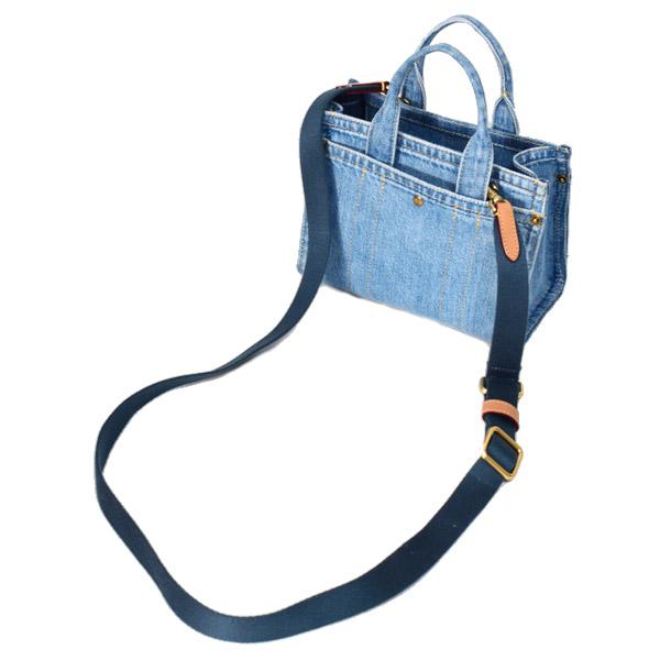 COACH（コーチ） バッグ デニム カーゴ トート 刺〓 20 ミニ ロゴ 2WAY