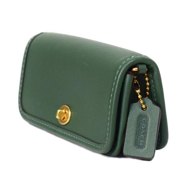 COACH オールドコーチ ミニリュック グラブタンレザー グリーン