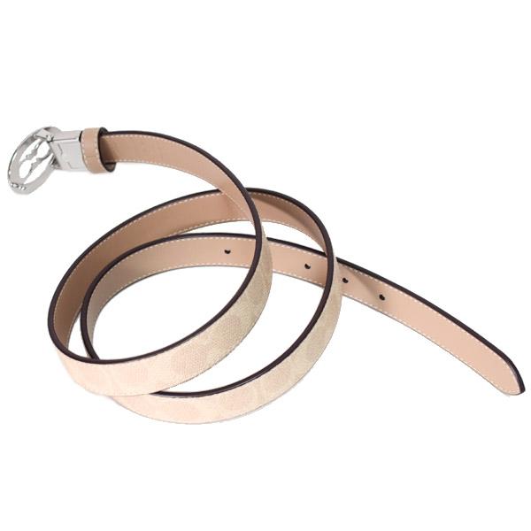 COACH（コーチ） ベルト コーティングキャンバス レザー シグネチャー