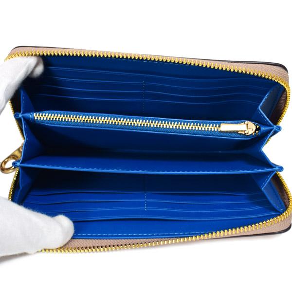 COACH コーチ 長財布 コーティングキャンバス スムースレザー