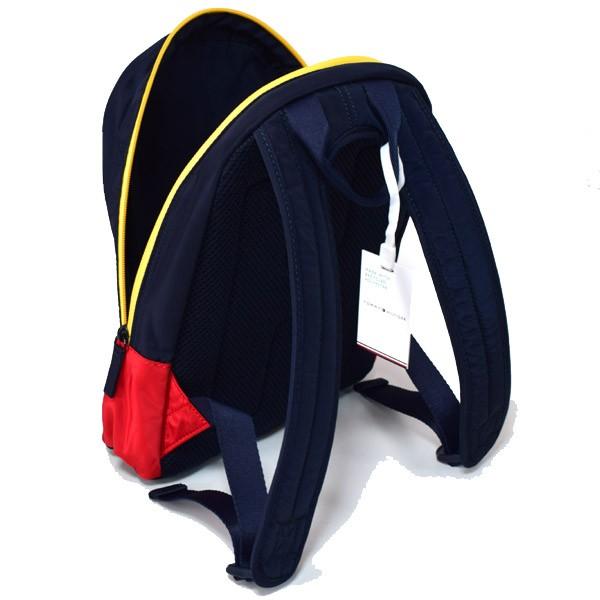 トミーヒルフィガー バッグ   ロゴ ミニ リュックサック バックパック ネイビーマルチ 日本未発売モデル E38AU00421-413 TOMMY HILFIGER（トミー・ヒルフィガー） バッグ ロゴ ミニ リュック