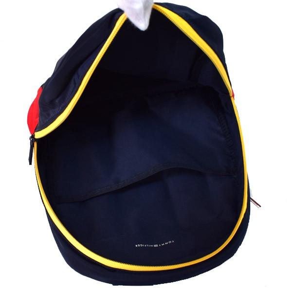 トミーヒルフィガー バッグ   ロゴ ミニ リュックサック バックパック ネイビーマルチ 日本未発売モデル E38AU00421-413 TOMMY HILFIGER（トミー・ヒルフィガー） バッグ ロゴ ミニ リュック