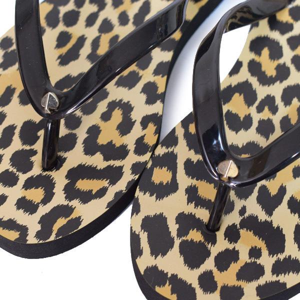 ケイトスペード  katespade ラバー フェルドン ヒョウ柄 フリップ フロップ ビーチ サンダル レオパードマルチ 6B K1208 kate spade NEW YORK（ケイト・スペード ニューヨーク） ケイト