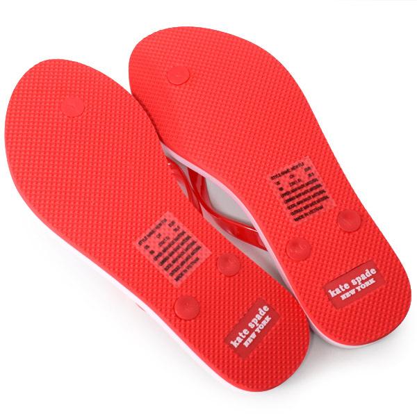 ケイトスペード サンダル  katespade ラバー ニュー フィジー ワイルド ストロベリー いちご 苺 プリント ビーチ サンダル ピンクマルチ 6B K3209 kate spade NEW YORK（ケイト・スペード ニューヨーク） ケイト