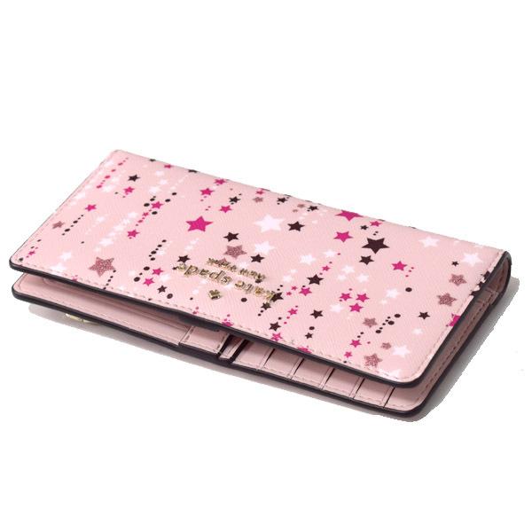 kate spade 長財布 星柄 ピンク kate spade NEW YORK ケイトスペード 財布 katespade PVC