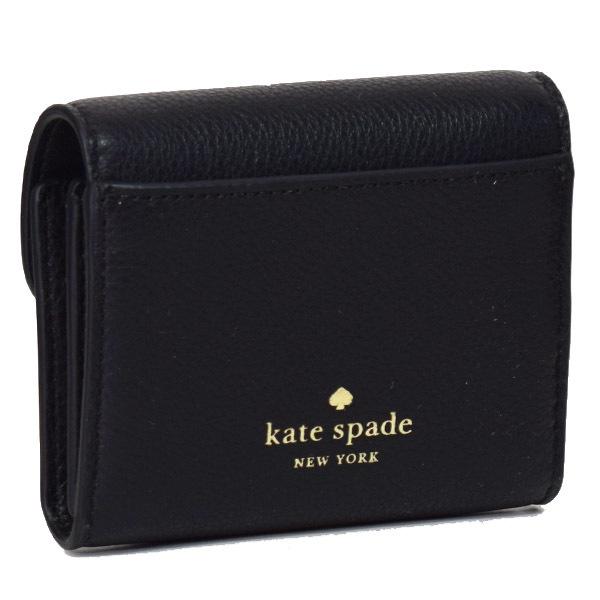 kate spade キルティング ブラック 二つ折り財布