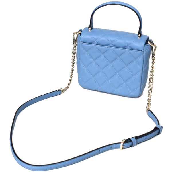 ケイトスペード バッグ katespade レザー ナタリア キルティング スクエア 2way フラップ クロスボディ ショルダー ハンドバッグ ダスティブルー K8162 kate spade NEW YORK（ケイト・スペード ニューヨーク） ケイト