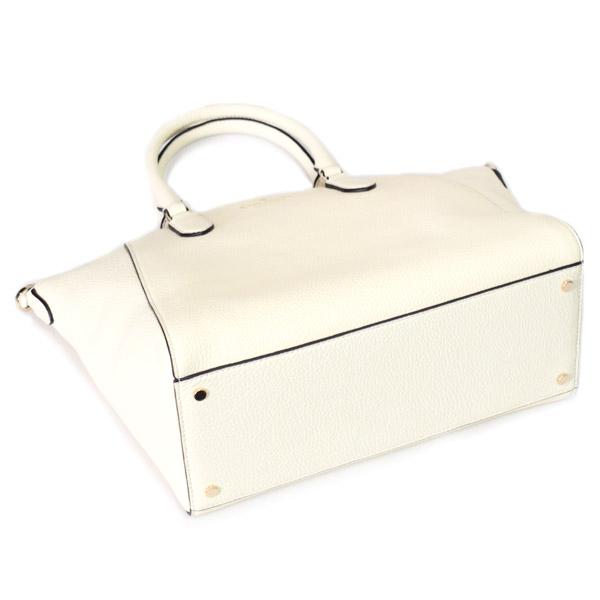 ケイトスペード バッグ katespade ペブルレザー パーカー ロゴ サッチェル 2way 斜めがけ ショルダー ハンドバッグ バターミルク K8214 kate spade NEW YORK（ケイト・スペード ニューヨーク） ケイト