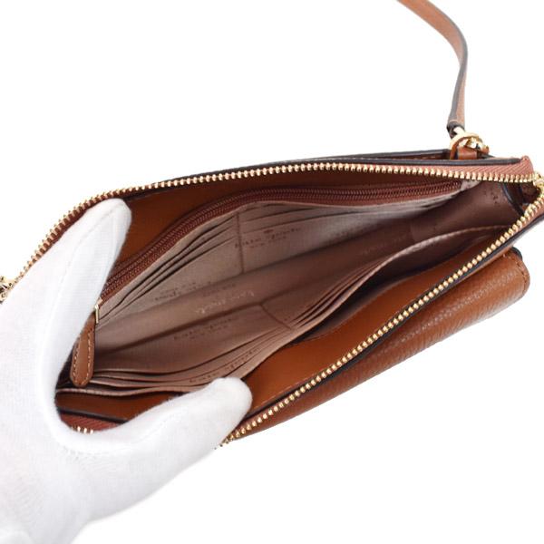 ケイトスペード バッグ katespade レザー レイラ ロゴ フラップ クロスボディ 斜めがけ 2WAY ウォレット クラッチ ショルダーバッグ ウォームジンジャー K8284