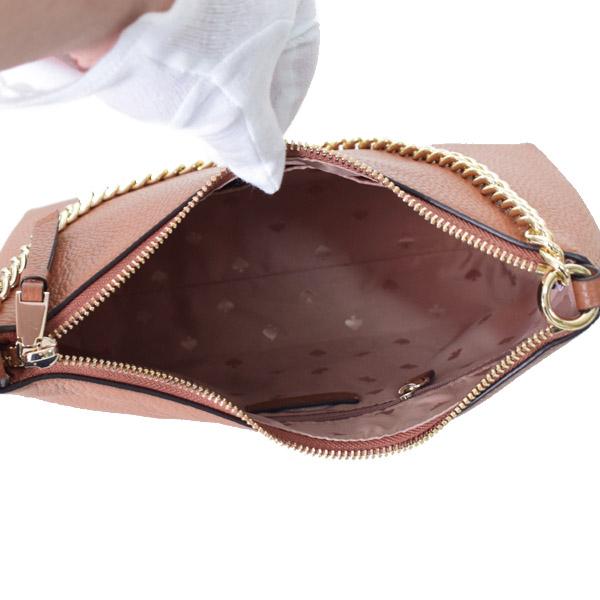 ケイトスペード バッグ katespade レザー ジッピー コンバーチブル チェーン クロスボディ 2way 斜めがけ ショルダー クラッチ ハンドバッグ ウォームジンジャー K9374 kate spade NEW YORK（ケイト・スペード ニューヨーク） ケイト