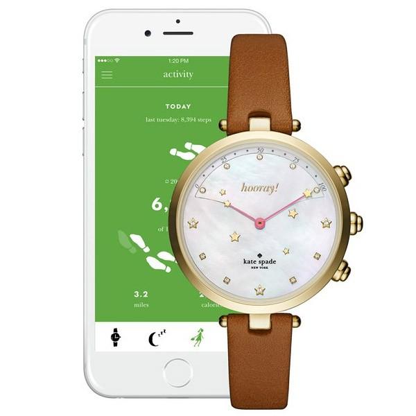 ケイトスペード 時計 katespade レザー ホラント ハイブリッド 