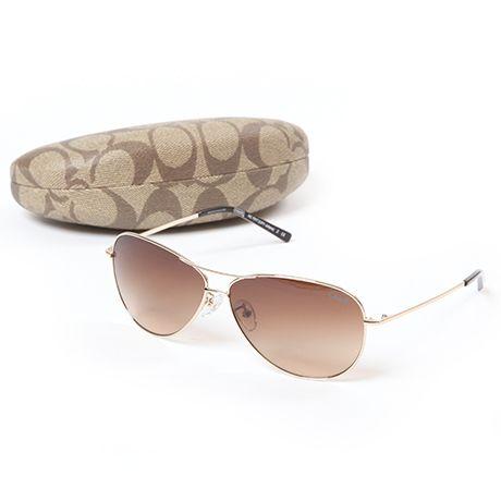 極美品　 COACH コーチ サングラス ケース付き コーチ サングラス HC8146F (L951) ダークトータス ケース付