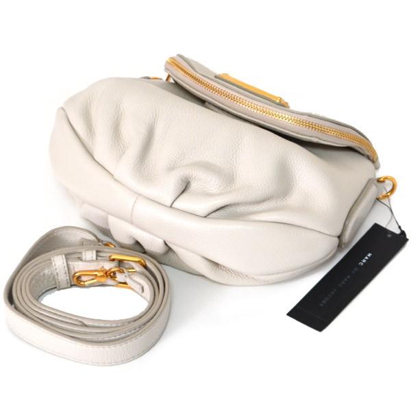 マークバイマークジェイコブス ベージュレザーショルダーバッグ THE J MARC SADDLE BAG ショルダーバッグ レザー ベージュ マーク