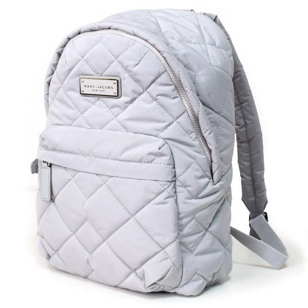 MARC JACOBS キルティング ナイロン リュック バックパック グレー MARC JACOBS（マーク・ジェイコブス） バッグ ナイロンキルティング