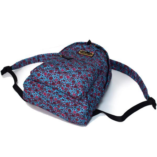 Marc Jacobs ショルダーバッグ ブルーー/ブラック 花柄 マーク