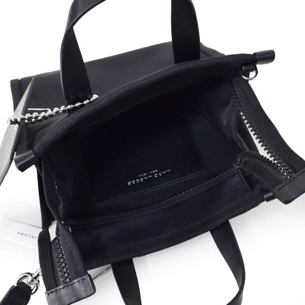 マークジェイコブス バッグ MARC JACOBS ナイロン ビッグ タグ チャーム 2way ミニ トート ショルダー ハンドバッグ ブラック M0014426｜pike-st｜04