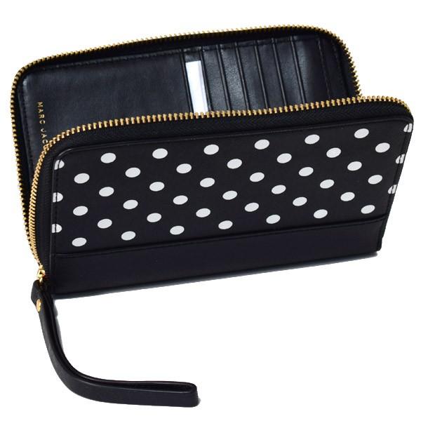 MARC JACOBS マークジェイコブス 長財布 サフィアーノレザー ドット  