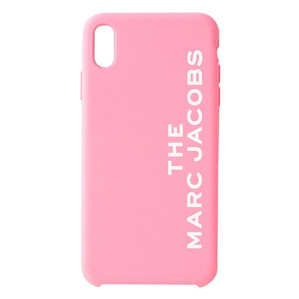 マークジェイコブス 小物 MARC JACOBS シリコン ロゴ iPhoneXS MAX（iPhone10s MAX）専用 スマホ ケース カバー カップケーキピンク M0015930｜pike-st