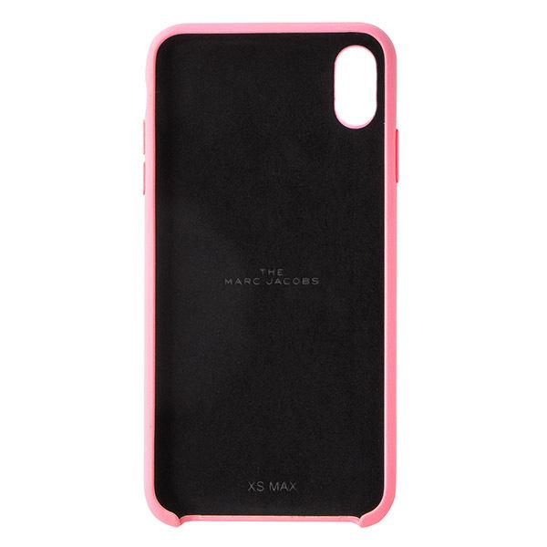 マークジェイコブス 小物 MARC JACOBS シリコン ロゴ iPhoneXS MAX（iPhone10s MAX）専用 スマホ ケース カバー カップケーキピンク M0015930｜pike-st｜02