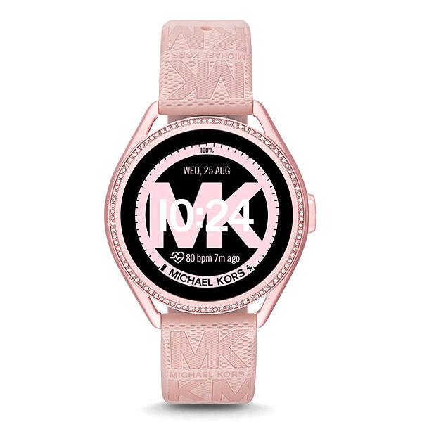 マイケルコース 時計 MICHAEL KORS ラバー アルミニウム アクセス ジェン 5E MKGO ロゴ タッチスクリーン スマート ウォッチ 腕時計 ピンク MKT5116V｜pike-st｜03