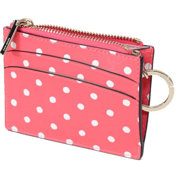 ケイトスペード カードケース katespade PVC スペンサー ドット 水玉