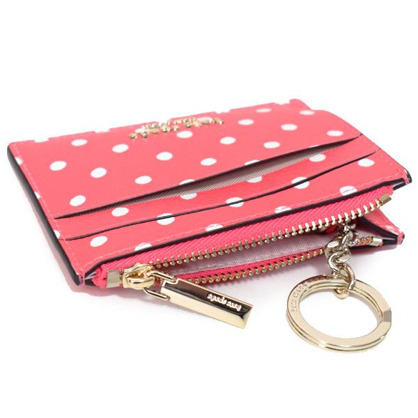 ケイトスペード カードケース katespade PVC スペンサー ドット 水玉