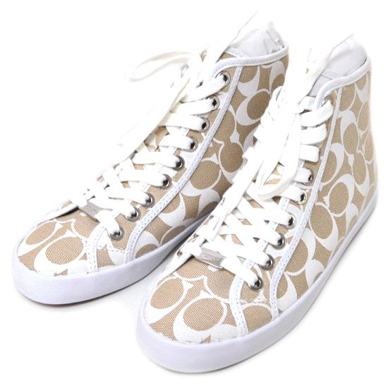 COACH コーチ スニーカー シグネチャー ハイカット シューズ  