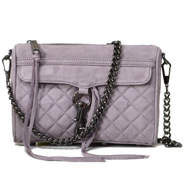 保存版 レベッカミンコフ バッグ Rebeccaminkoff スエードキルティングレザー Mini Mac 斜めがけ チェーンショルダー バッグ ディープラベンダー Sh17gnux01 絶対一番安い Skylanceronline Com