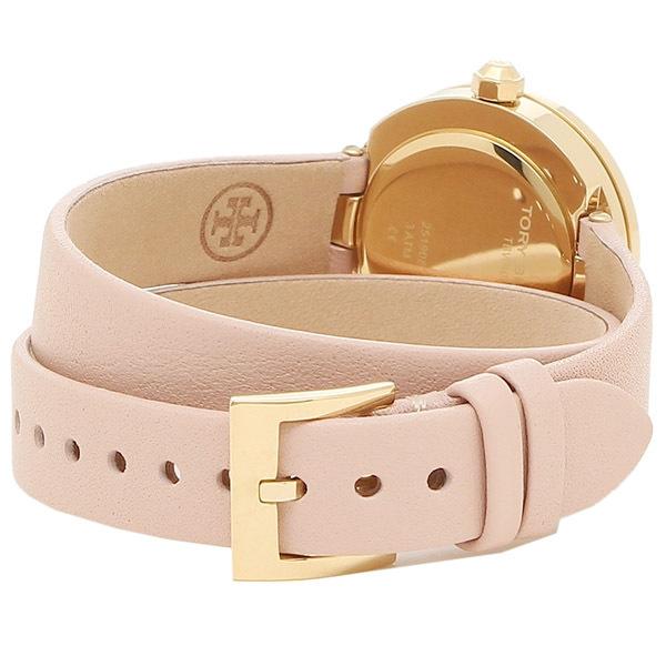 トリーバーチ 時計 TORY BURCH レザー ステンレススチール リーバ ダブル ラップ ストラップ レディース ウォッチ 腕時計 ヌードピンク TBW4030｜pike-st｜02