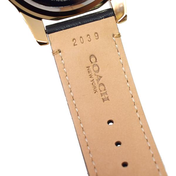 COACH コーチ 時計 レザー メンズ クロノグラフ 専用BOX付き 本