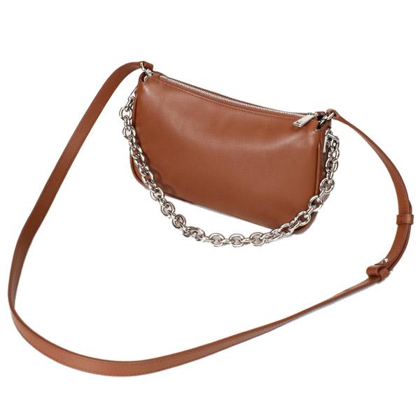 フルラ バッグ FURLA レザー ムーン ロゴ チェーン 斜めがけ 2way ショルダー ハンド バッグ コニャック WB00356 FURLA（フルラ） バッグ レザー ムーン ロゴ チェーン 斜めがけ 2way